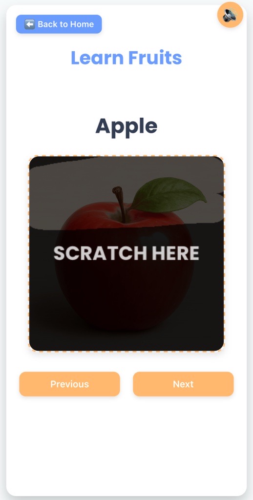 Fruits Scratch Card Game
