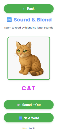 Phonics Sound & Blend Game Screenshot