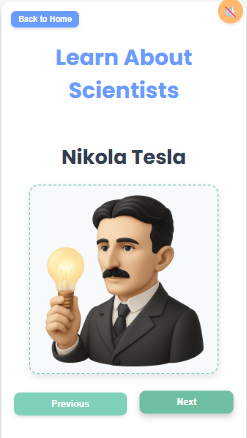 Scientists Scratch Card Game