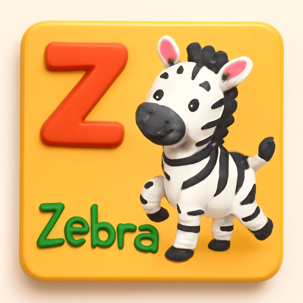 Letter Z for kids
